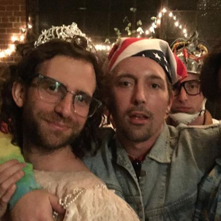 Beck and his friend enjoying in Beck's bachelor party